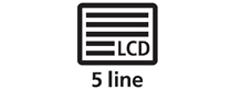 lbp features 5line lcd 1