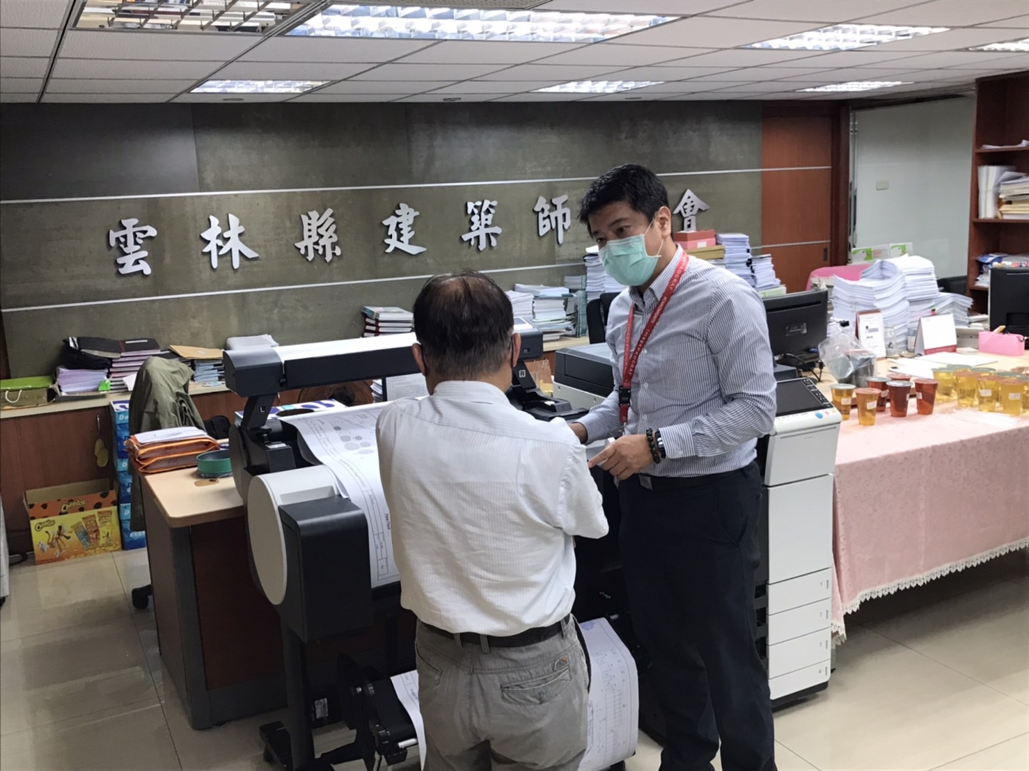 Canon繪圖機x雲林縣建築師公會活動 6 展出攤位特寫1