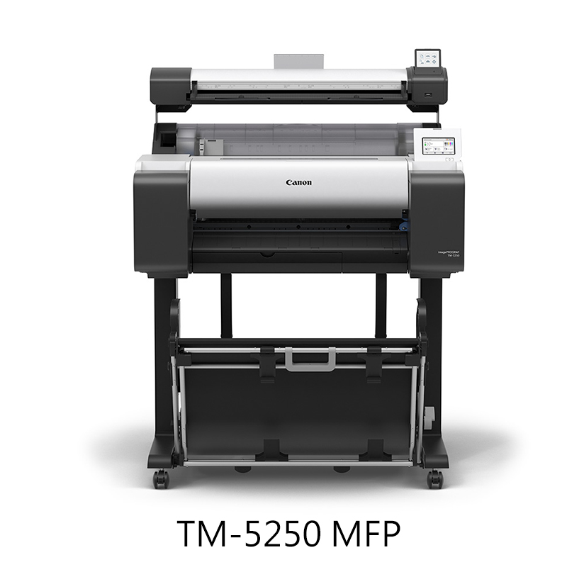 Canon TM 全新系列 4 Canon TM-5250 MFP大圖輸出機